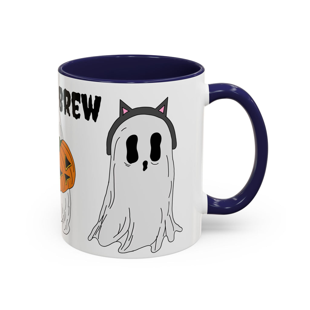 Boo & Brew Halloween Ghost Pumpkin Mug