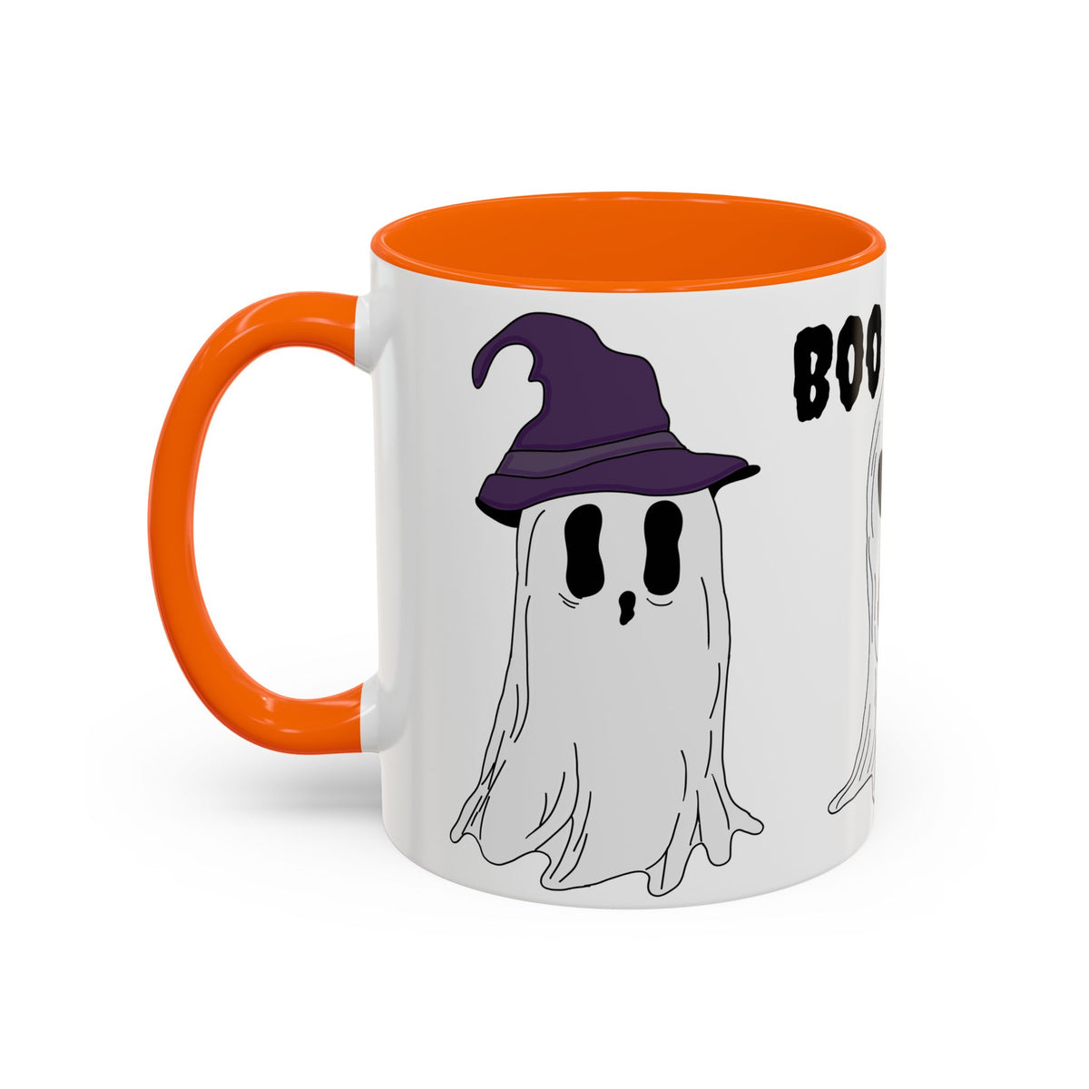 Boo & Brew Halloween Ghost Pumpkin Mug