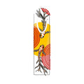 Koi Fish Sunburst Metal Bookmark — Japanese-Inspired Reading Marker