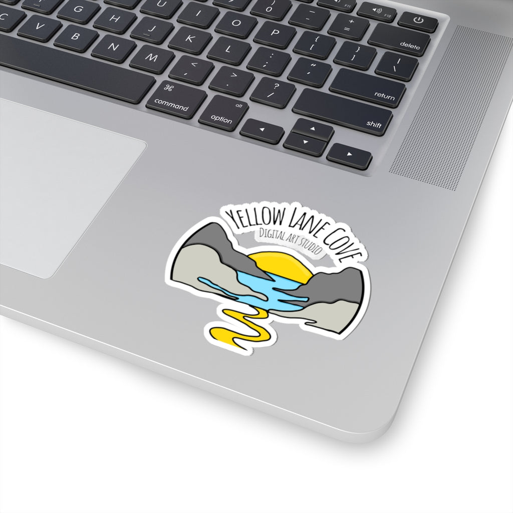 Sticker — Yellow Lane Cove Cove Sunset Scenic Logo