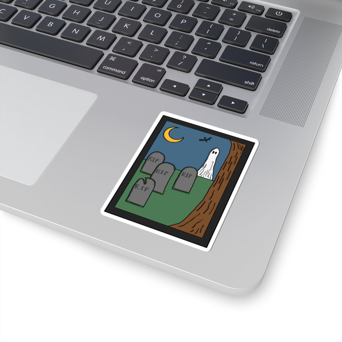 Ghost In Cemetery Sticker