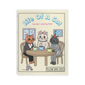 Cat Coloring Book — "Life Of A Cat" Cute Adult & Kids Illustration Activity Book