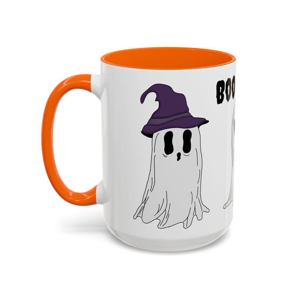 Boo & Brew Halloween Ghost Pumpkin Mug