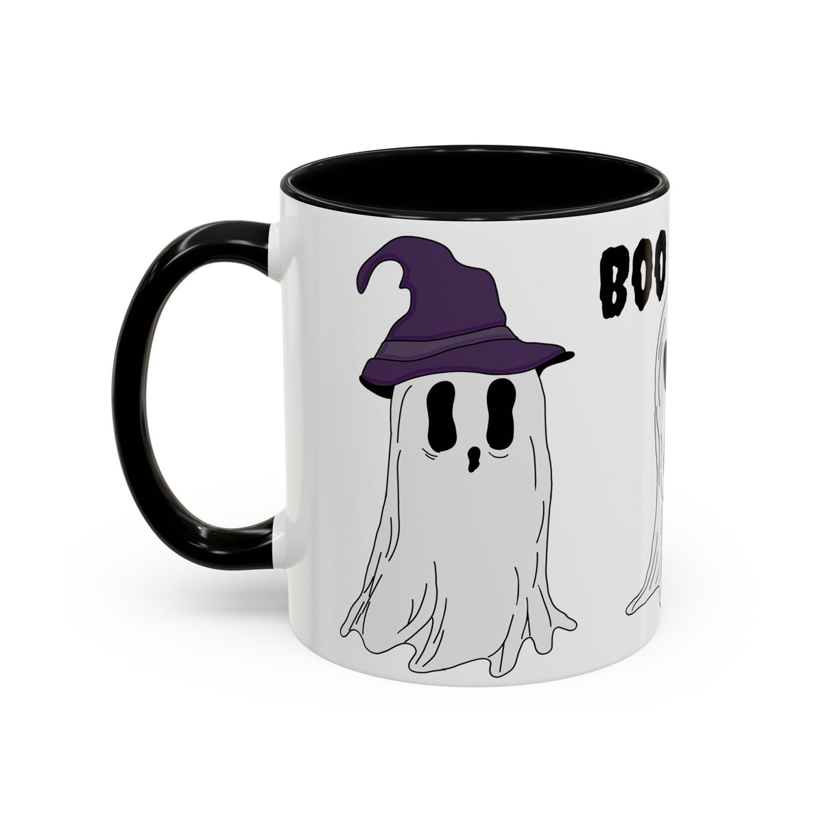 Boo & Brew Halloween Ghost Pumpkin Mug